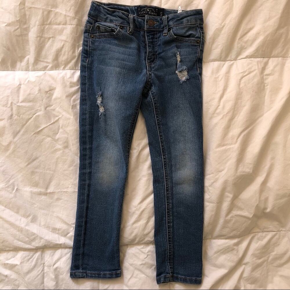 Lucky Girl Distressed Jeans Size 4/5